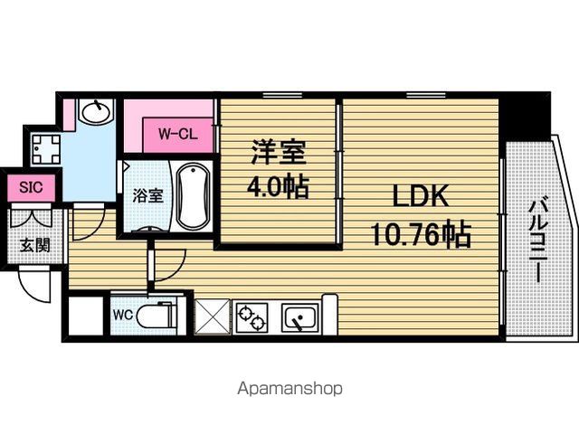 プレジオ松屋町の間取り写真