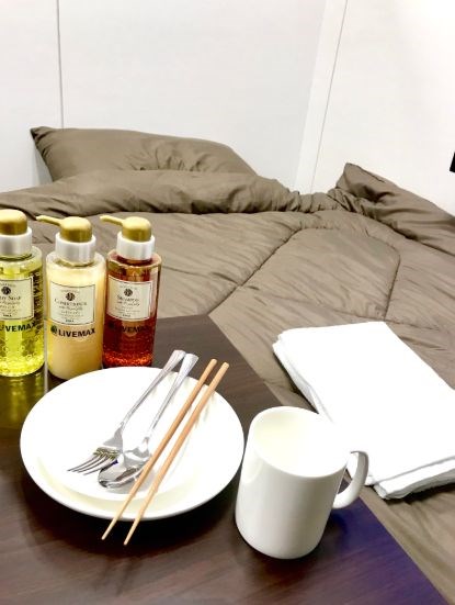 トイレ　今月申込の方へ寝具・タオル・食器・アメニティのセットをプレゼ