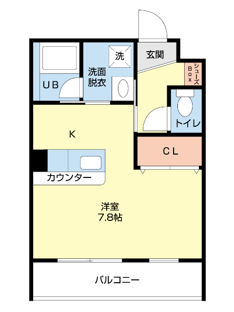 クレアシオンの間取り写真