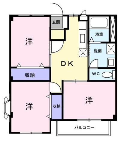 クオリティーハイム安藤の間取り写真