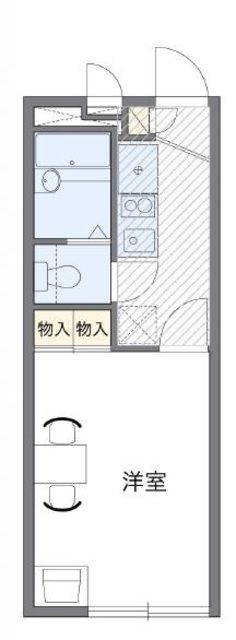 レオパレスメルベーユIIIの間取り写真