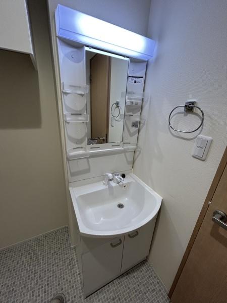 洗面設備　便利なシャンプードレッサー付き