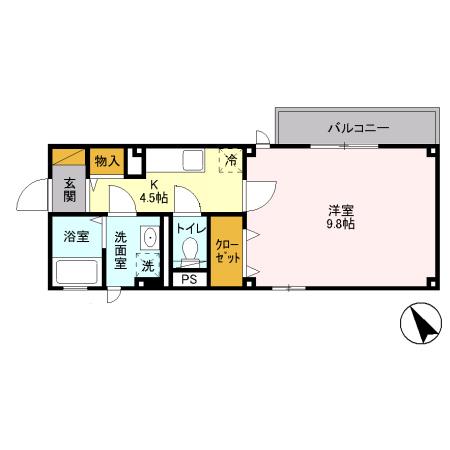 ジュネス西小山の間取り写真