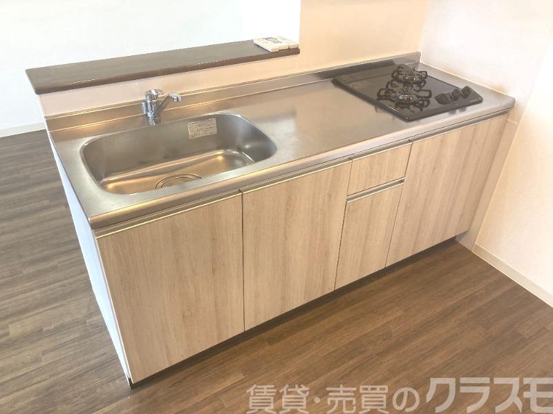 キッチン　２口コンロ付きシステムキッチン♪
