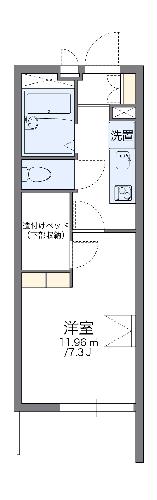 レオパレス笹口の間取り