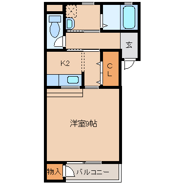 シャンドフルールA棟の間取り