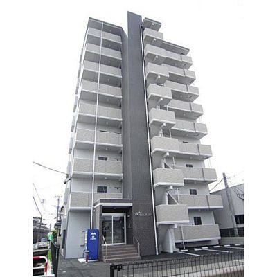 熊本市南区南高江のマンションの建物外観