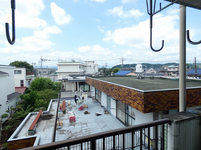 眺望　前面棟無しで日当たり良好です。