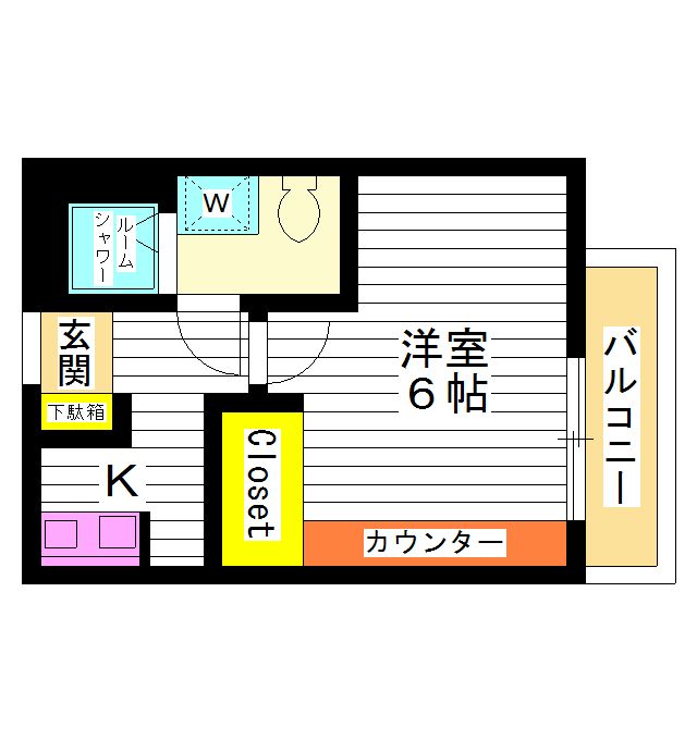 豊島区長崎のマンションの間取り