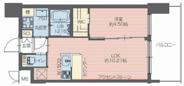 プレジオ大正の間取り