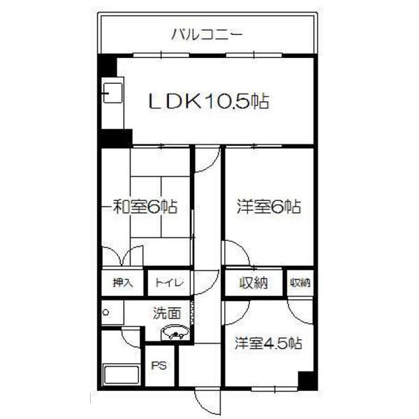 【マンション桂の間取り】