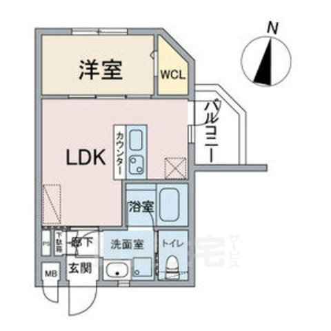 (仮称)運河通マンションの間取り