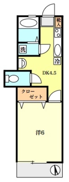 練馬区中村南のアパートの間取り