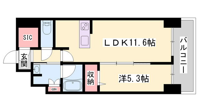 【ケイマンの間取り】