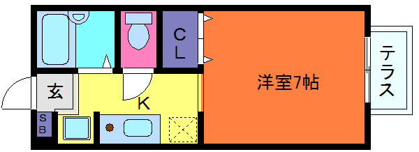 パセオ西芦屋の間取り