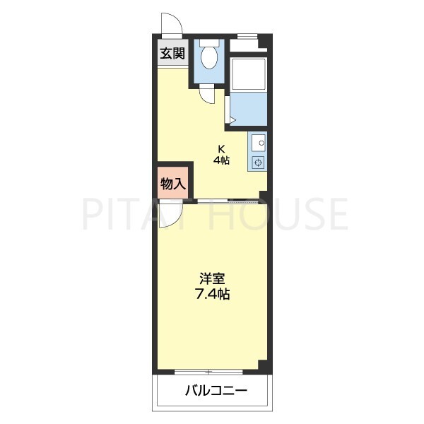 ナナヤマ岩出の間取り