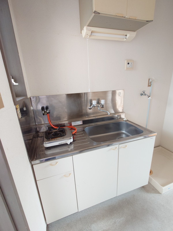 キッチン　1口ガスコンロ設置済み！