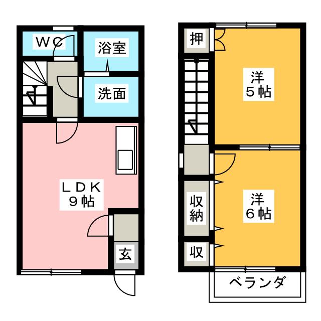 【Ｆｌａｔ　ＤＥＭの間取り】