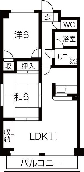 ジョイア杁中の間取り