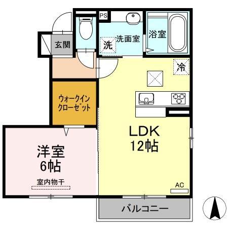 リヴェール南吉田　Ｃ棟の間取り