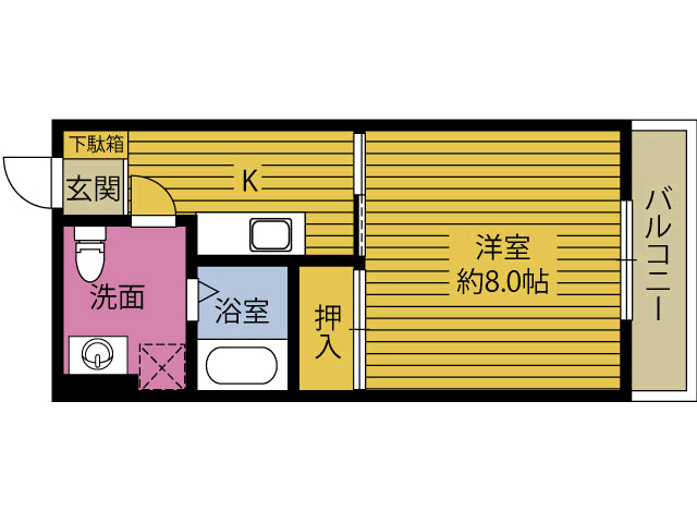 ガーデンハイツの間取り