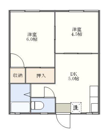 尾形アパートの間取り