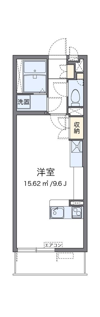 ミランダブルーアゼリアの間取り