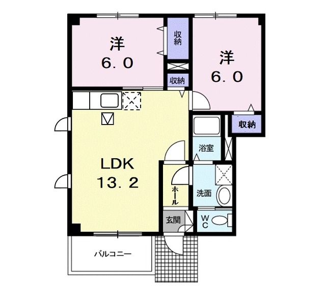 ブラン・エールIIの間取り