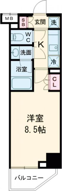 ウィルテラス森下四丁目の間取り