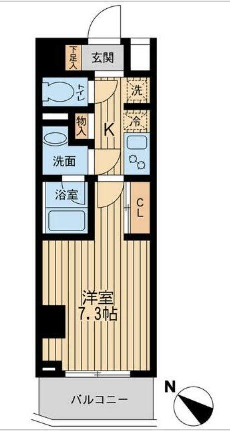 ユニフォート目黒中町の間取り