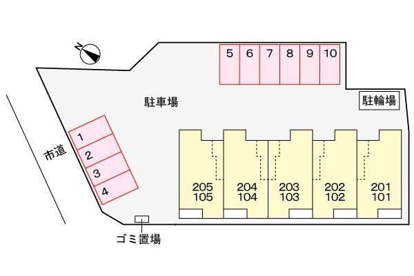 【アルドールの駐車場】