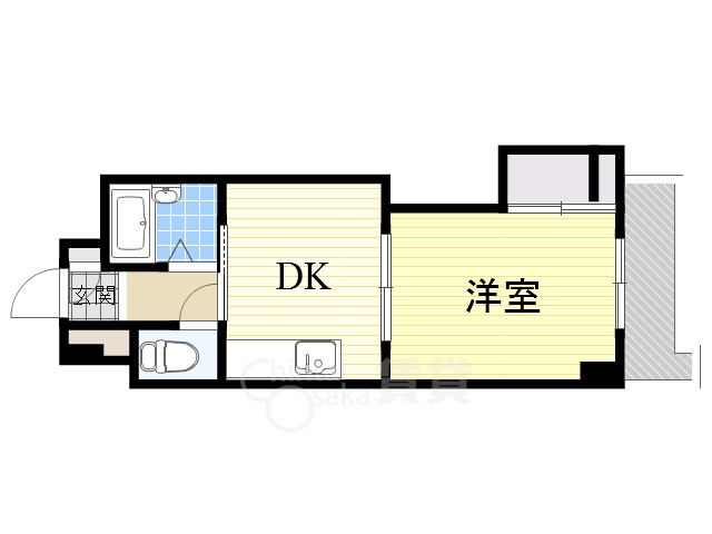 上新庄駅前グランドハイツ北の間取り