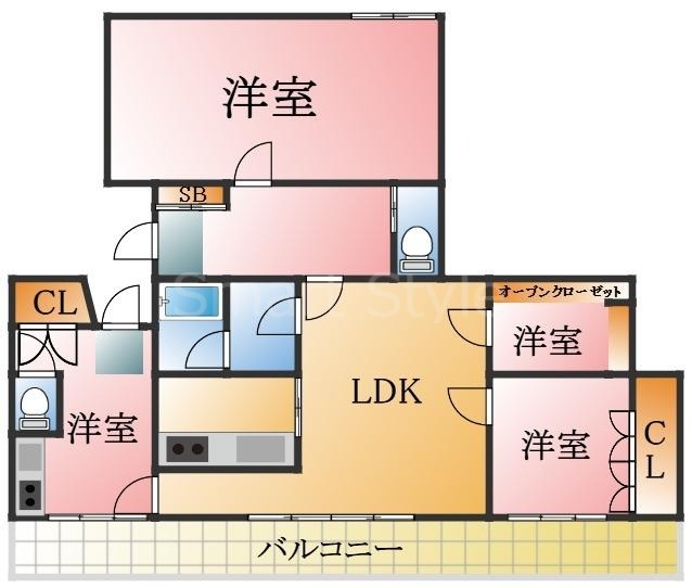 リアライズ垂水の間取り