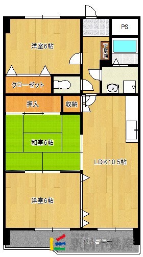 センチュリー中央の間取り