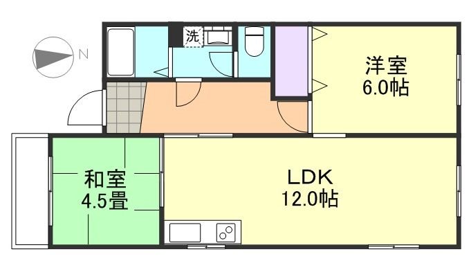 平和マンションの間取り