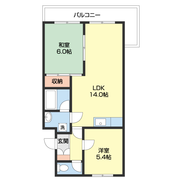 シティコーポ中原の間取り