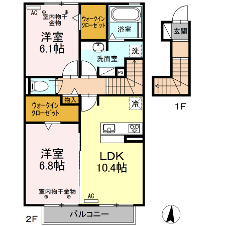 ルーチェソラーレの間取り