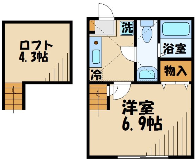 ラカーサフェリーチェの間取り