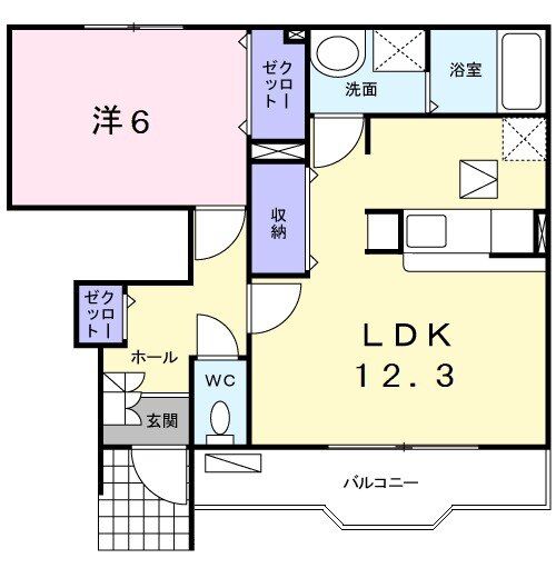 パツィエンテ　カプリコルノ　Iの間取り