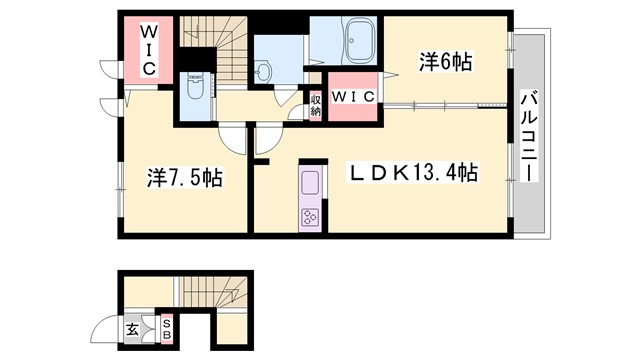 【テネラメンテ　Ｂ棟の間取り】