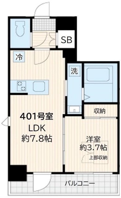 アルカンシエル新宿大京町の間取り