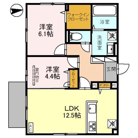 アドヴァンスライフ東花園の間取り