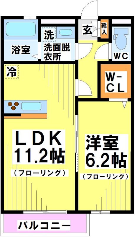 アムールつつじヶ丘の間取り