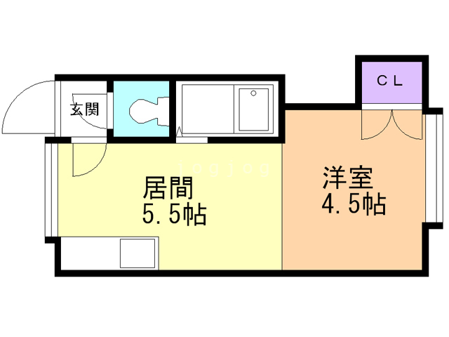 第１６森宅建マンションの間取り