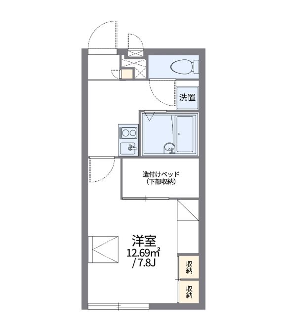 レオパレス塚修の間取り