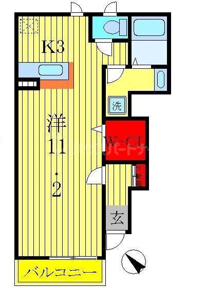 カーサ初石IIの間取り