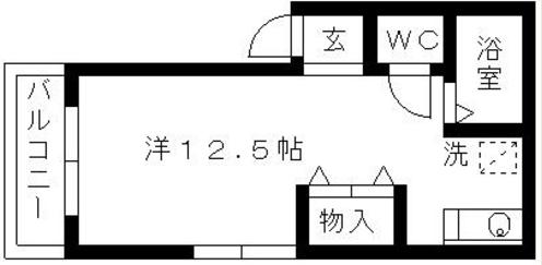 サンライズ弥栄の間取り