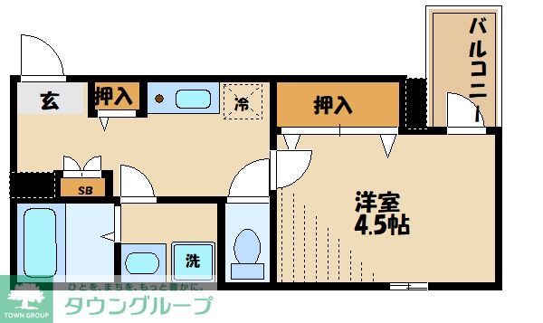 MELDIA相模原氷川町の間取り