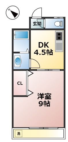 ドルフィン那珂川の間取り