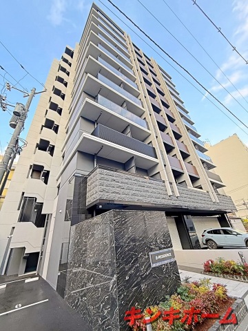 【広島市中区本川町のマンションの建物外観】